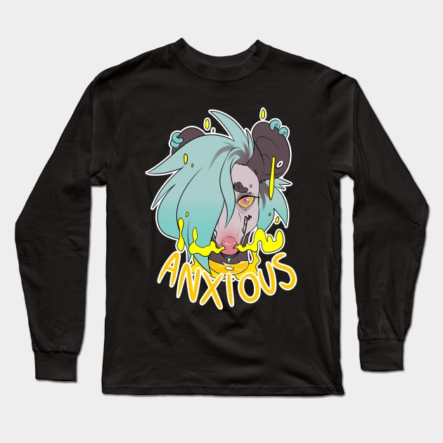 Anxious Long Sleeve T-Shirt by CorelleVairel